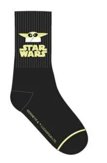 STAR WARS THE MANDALORIAN CALCETIN NEGRO GROGU