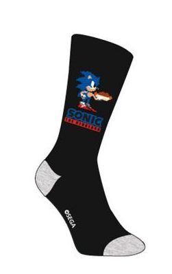 SONIC THE HEDGEHOG CALCETINES SÓNICOS NEGRO (TALLA UNICA)