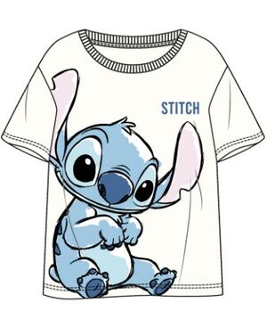 LILO Y STITCH CAMISETA BLANCA STITCH L