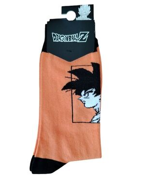 DRAGON BALL CALCETINES NEGRO Y NARANJA GOKU SUPER SAIYAN TALLA UNICA