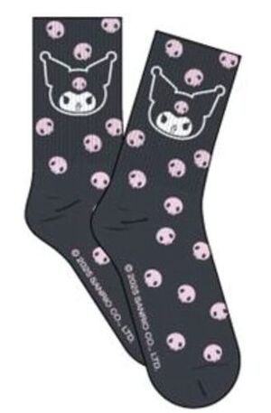 HELLO KITY CALCETINES NEGRO SPORT KUROMI
