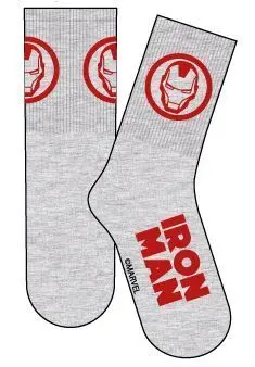 MARVEL CALCETINES SPORT IRON MAN GRIS