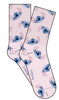 DISNEY LILO Y STIICH CALCETINES ROSA SPORT STITCH