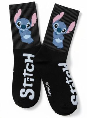 DISNEY LILO Y STITCH CALCETINES NEGROS STITCH
