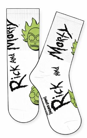 RICK & MORTY CALCETIENES SPORT BLANCOS