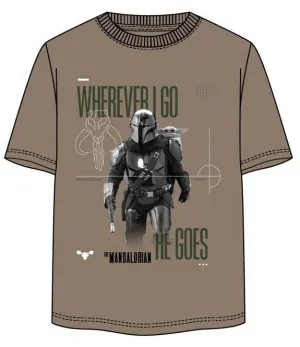 STAR WARS THE MANDALORIAN CAMISETA WHEREVER  T - L