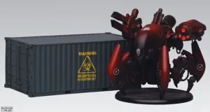 AT-43 UNIT BOX WRAITH GOLGOTH RED                                          