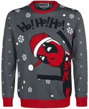 DEADPOOL JERSEY NAVIDEÑO MARVEL HO! HO! HO! S
