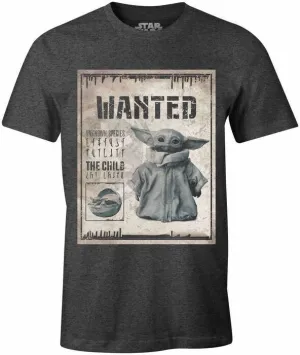 STAR WARS THE MANDALORIAN CAMISETA BABY YODA THE CHILD WANTED S            