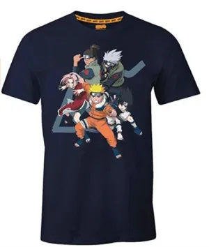 NARUTO CAMISETA AZUL SEVEN TEAM L NARUTO CAMISETA AZUL SEVEN TEAM L