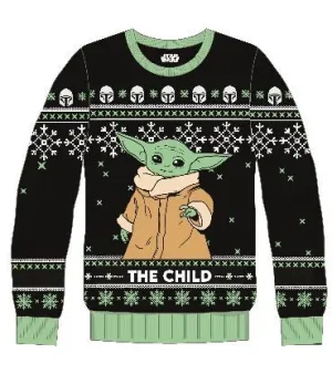 STAR WARS THE MANDALORIAN JERSEY NAVIDEÑO THE CHILD S
