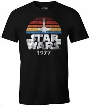 STAR WARS CAMISETA NEGRA 1977 T - L