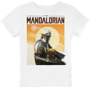 STAR WARS THE MANDALORIAN CAMISETA GRIS NIÑO 10 AÑOS MANDALORIAN LOGO