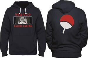 NARUTO SUDADERA AZUL SASUKE UCHIWA S