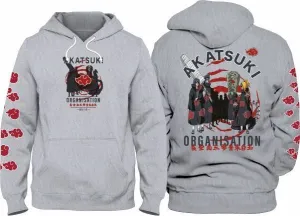NARUTO SHIPPUDEN ORGANIZACIÓN AKATSUKI SUDADERA CAPUCHA S