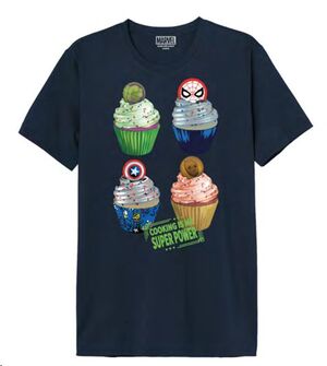 MARVEL CAMISETA MUFFIN COOKING IS MY SUPER POWER S