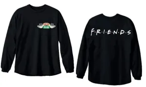 FRIENDS JERSEY PRINT 3D CENTRAL PERK XS