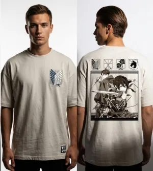 ATAQUE A LOS TITANES CAMISETA BRIGADA ESPECIAL OVERSIZE T S