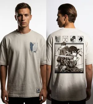 ATAQUE A LOS TITANES CAMISETA BRIGADA ESPECIAL OVERSIZE T XXL