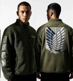 ATAQUE A LOS TITANES CHAQUETA TEJIDO POLAR T - XL