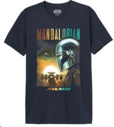 STAR WARS THE MANDALORIAN CAMISETA MANDO Y GROGU T  -  M
