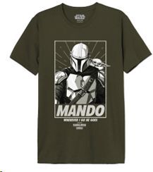 STAR WARS THE MANDALORIAN CAMISETA MANDO T - L