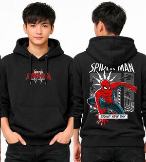 SPIDERMAN SUDADERA CON CAPUCHA DRAND NEW DAY T - S