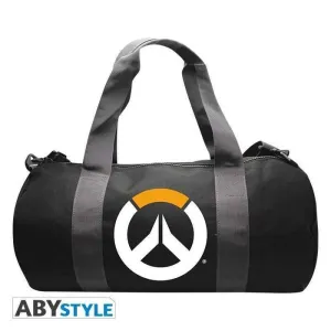OVERWATCH BOLSA DEPORTE LOGO GREY/BLACK                                    
