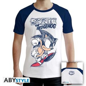 SONIC CAMISETA PREMIUM WHITE & BLUE XS                                     