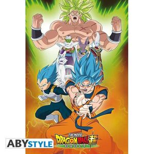 POSTER DRAGON BALL BROLY THE MOVIE GROUP GROUP 61 X 91 CM                  