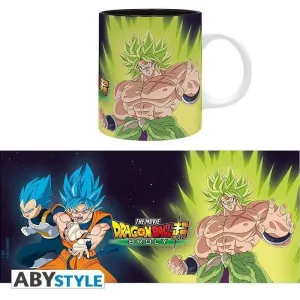 DRAGON BALL SUPER BROLY TAZA 320ML BROLY GOKU VEGETA                       