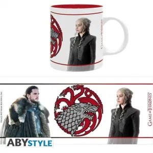 JUEGO DE TRONOS TAZA JON Y DAENERYS                                        