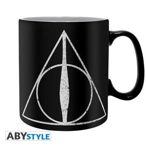 HARRY POTTER TAZA 460 ML DEATHLY HALLOWS                                   