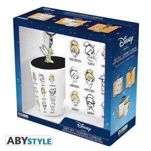 DISNEY SET DE REGALO TAZA LLAVERO Y NOTEBOOK CAMPANILLAS                   