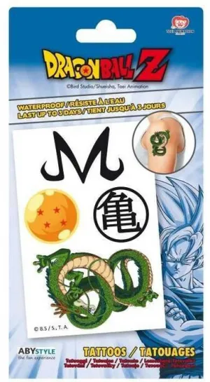 DRAGON BALL Z TATTOOS 15 X 10 CM                                           