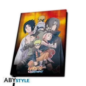 NARUTO SHIPPUDEN CUADERNO A5 KONOHA GROUP