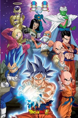 POSTER DRAGON BALL SUPER UNIVERSE 61X91 CM