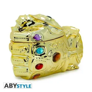 THANOS TAZA  3D 350 ML GUANTELETE DEL INFINITO MARVEL                      