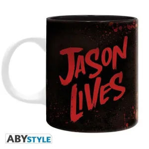 VIERNES 13 TAZA CERAMICA 320 ML JASON LIVES                                