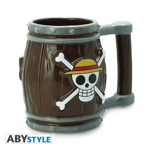 ONE PIECE TAZA 3D BARRIL                                                   