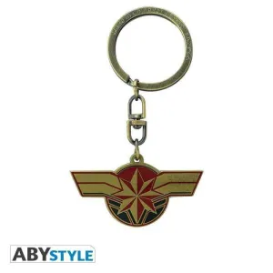 CAPITANA MARVEL LLAVERO METALICO LOGO CAPITANA                             
