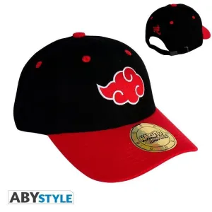 NARUTO SHIPPUDEN GORRA BLACK & RED AKATSUKI NARUTO SHIPPUDEN GORRA BLACK & RED AKATSUKI