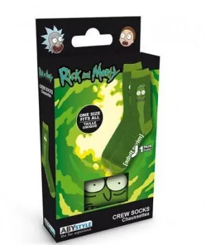RICK Y MORTY CALCETINES VERDE RICK                                         