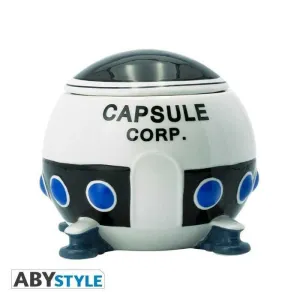 DRAGON BALL TAZA 3D NAVE ESPACIAL CAPSULE CORP                             