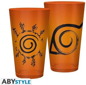 NARUTO VASO GRANDE NARANJA 400ML                                           