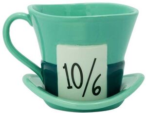 ALICIA EN EL PAIS DE LAS MARAVILLAS TAZA 3D SOMBRERO DEL SOMBRERERO LOCO   