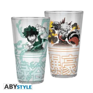 MY HERO ACADEMIA VASO XXL 400ML IZUKU & BAKUGO