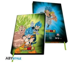DRAGON BALL SUPER BROLY BLOCK DE NOTAS A5 BROLY VS GOKU