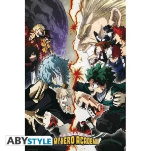 POSTER MY HERO ACADEMIA HEROES VS VILLAINS 91.5 X 61 CM                    