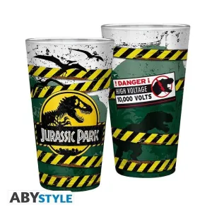 JURASSIC PARK VASO GRANDE 400ML DANGER HIGH VOLTAGE